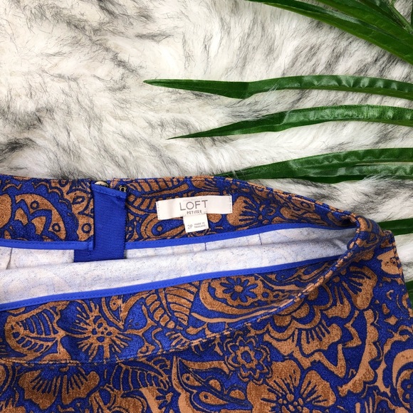 Ann Taylor Loft Pencil Skirt 2P Boho - Picture 3 of 6